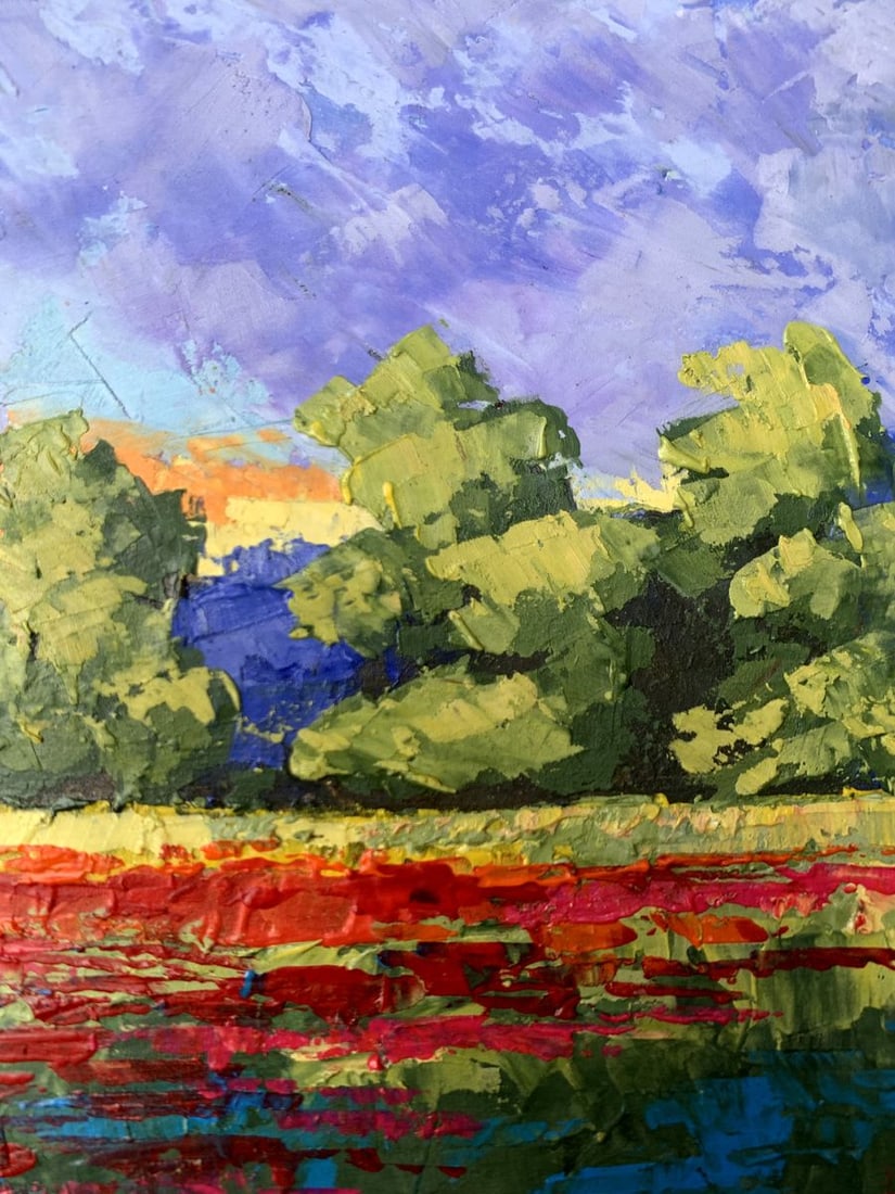 Oil painting Orange glow V. Zadorozhnya - 8