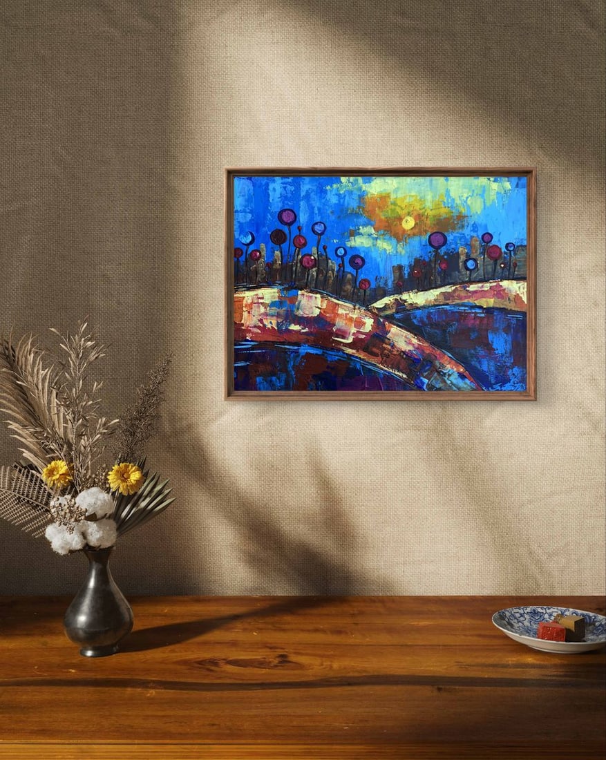 Oil painting A chidhood dream V. Zadorozhnya - 2