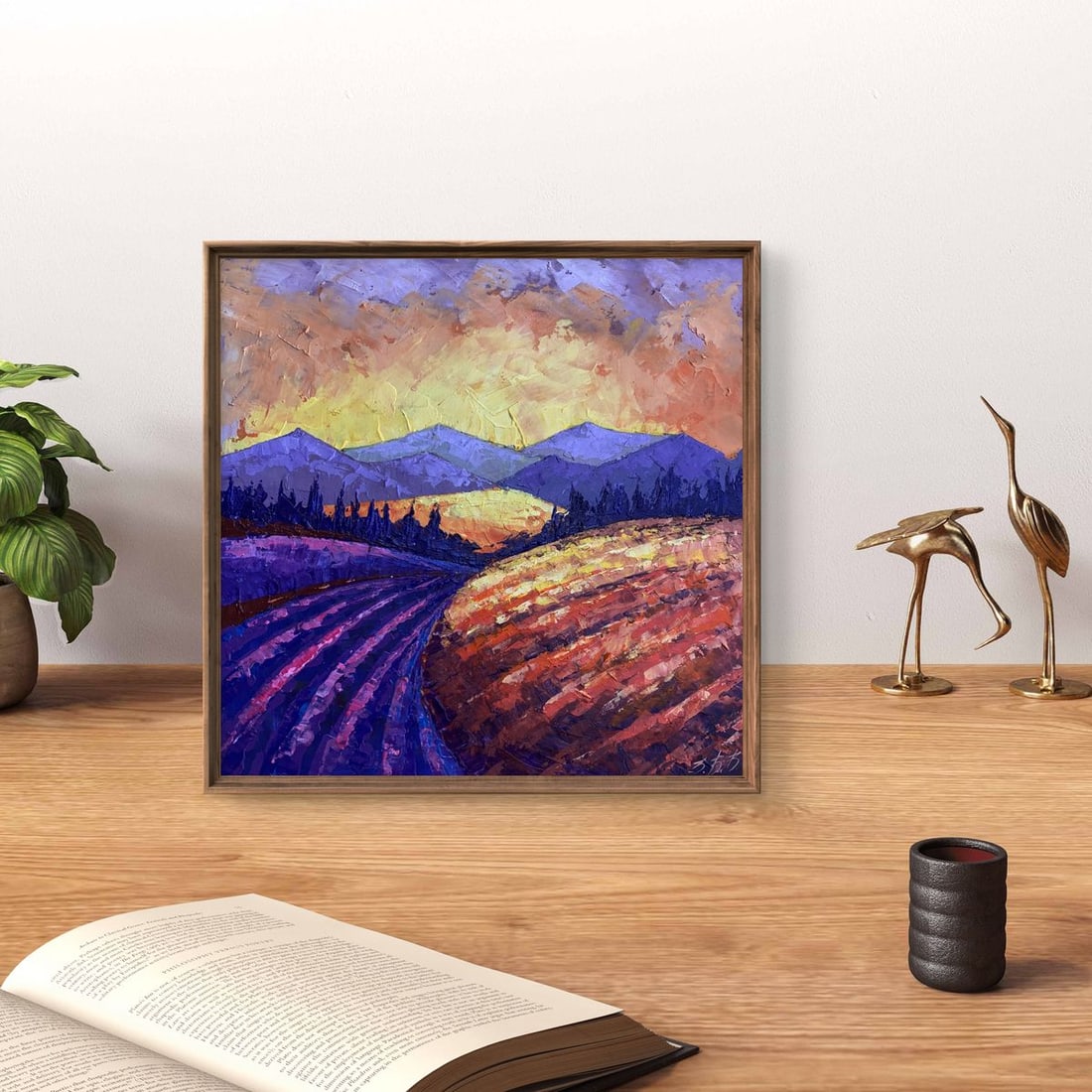 Oil painting Mountain Sunset V. Zadorozhnya - 2