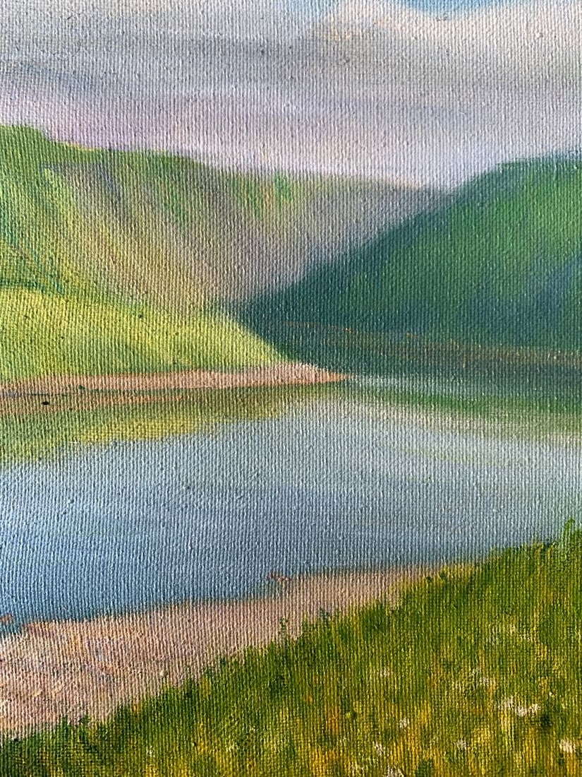 Oil painting Mountain Valley Mykhailo Burdylo - 5