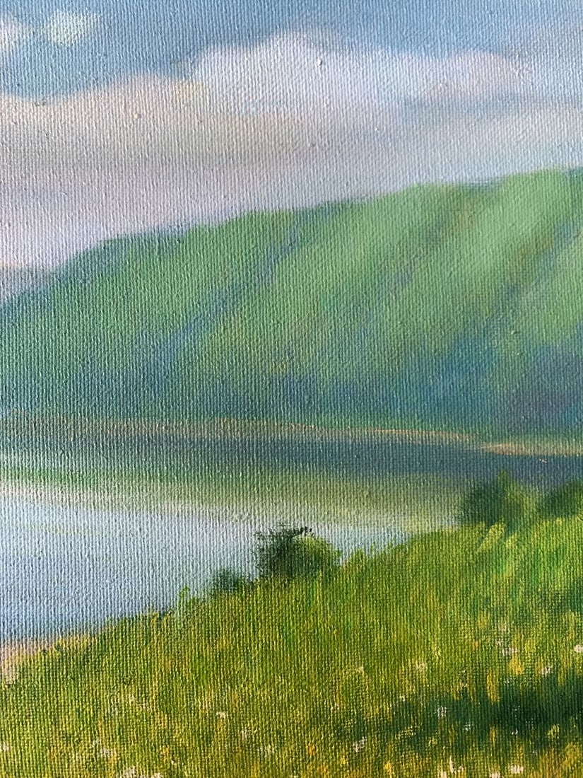 Oil painting Mountain Valley Mykhailo Burdylo - 6