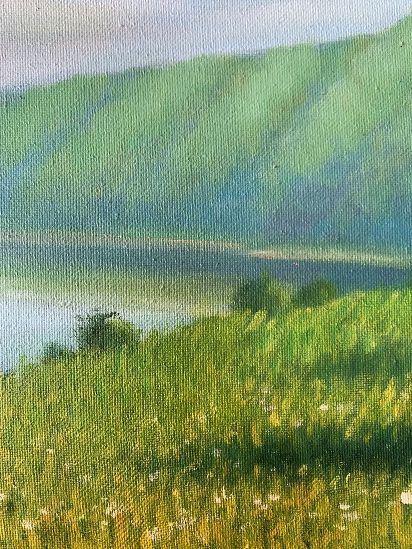 Oil painting Mountain Valley Mykhailo Burdylo - 7