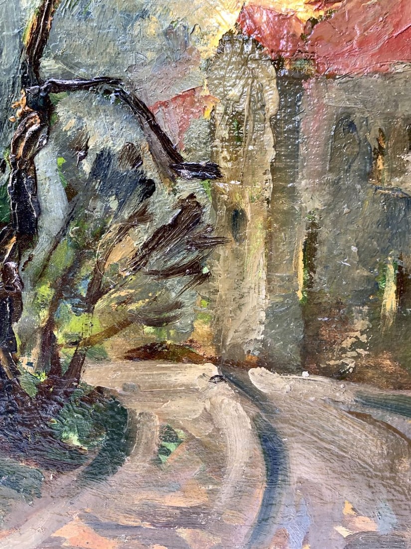 Oil painting City streets Mykhailo Burdylo - 11