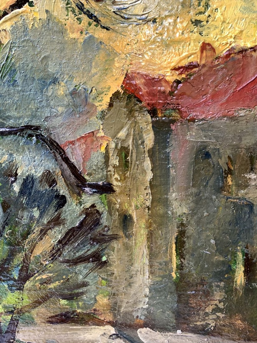 Oil painting City streets Mykhailo Burdylo - 7