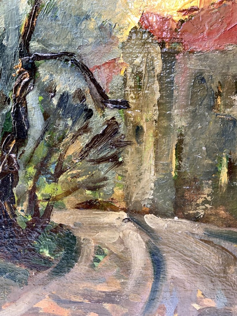 Oil painting City streets Mykhailo Burdylo - 8