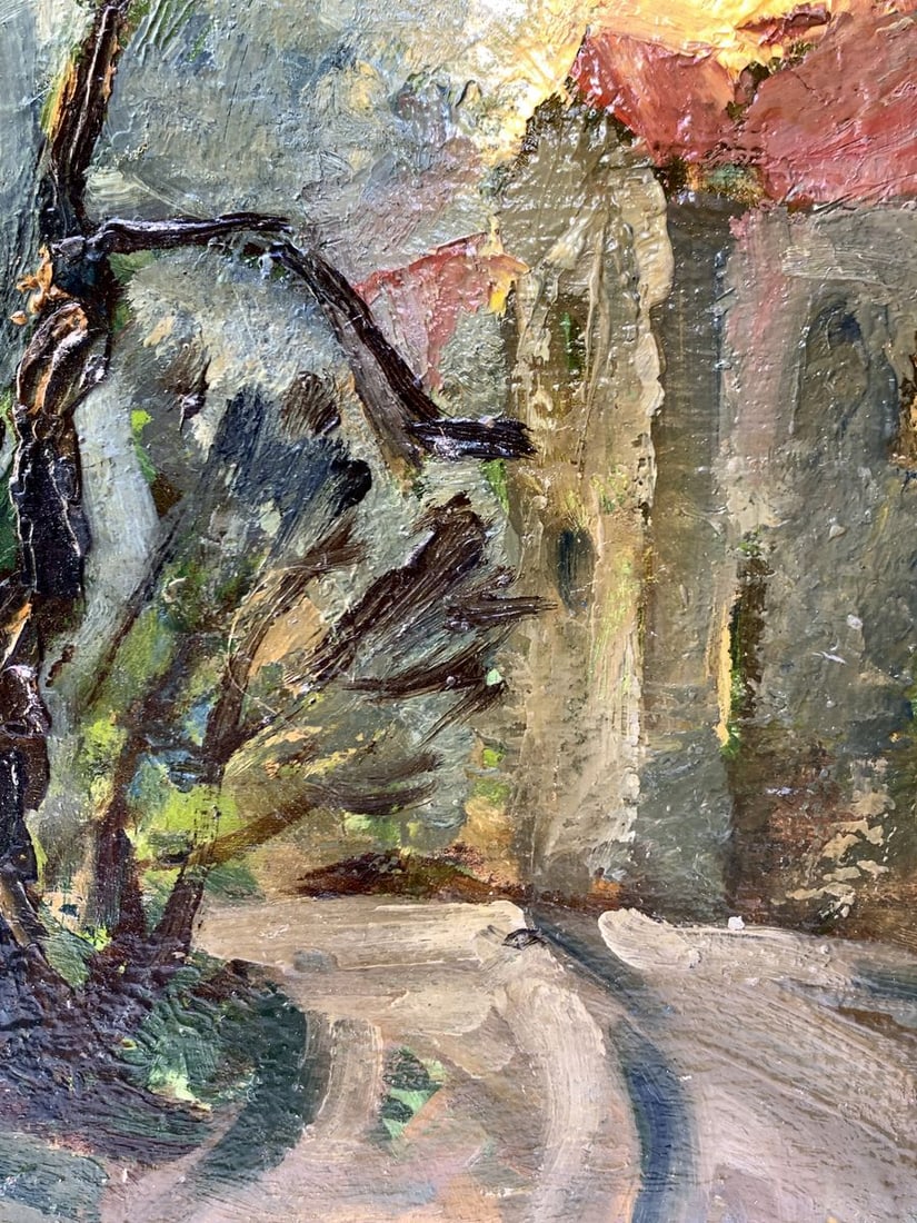 Oil painting City streets Mykhailo Burdylo - 9