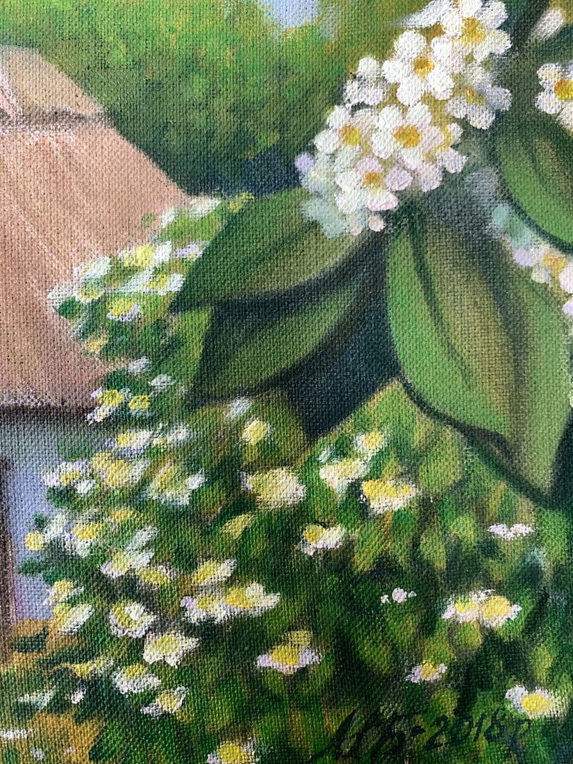 Oil painting Blooming Garden Mykhailo Burdylo - 10