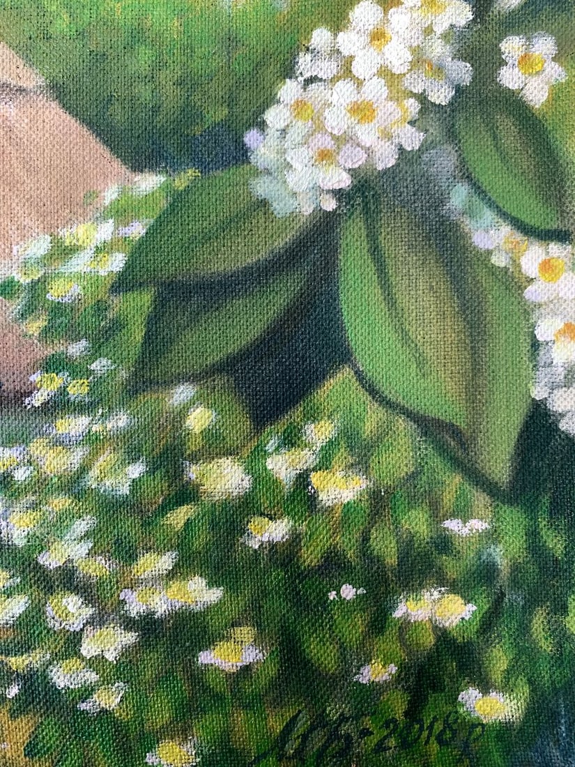 Oil painting Blooming Garden Mykhailo Burdylo - 11