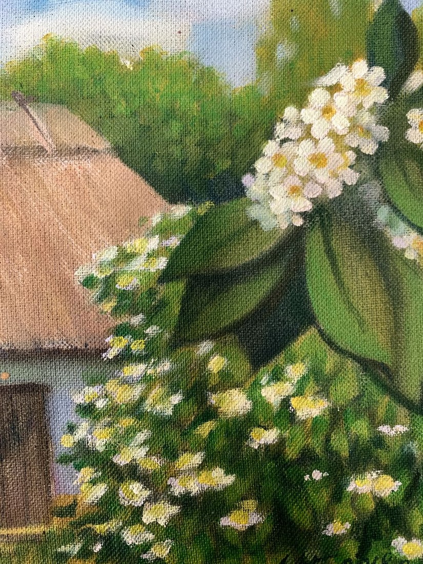 Oil painting Blooming Garden Mykhailo Burdylo - 9