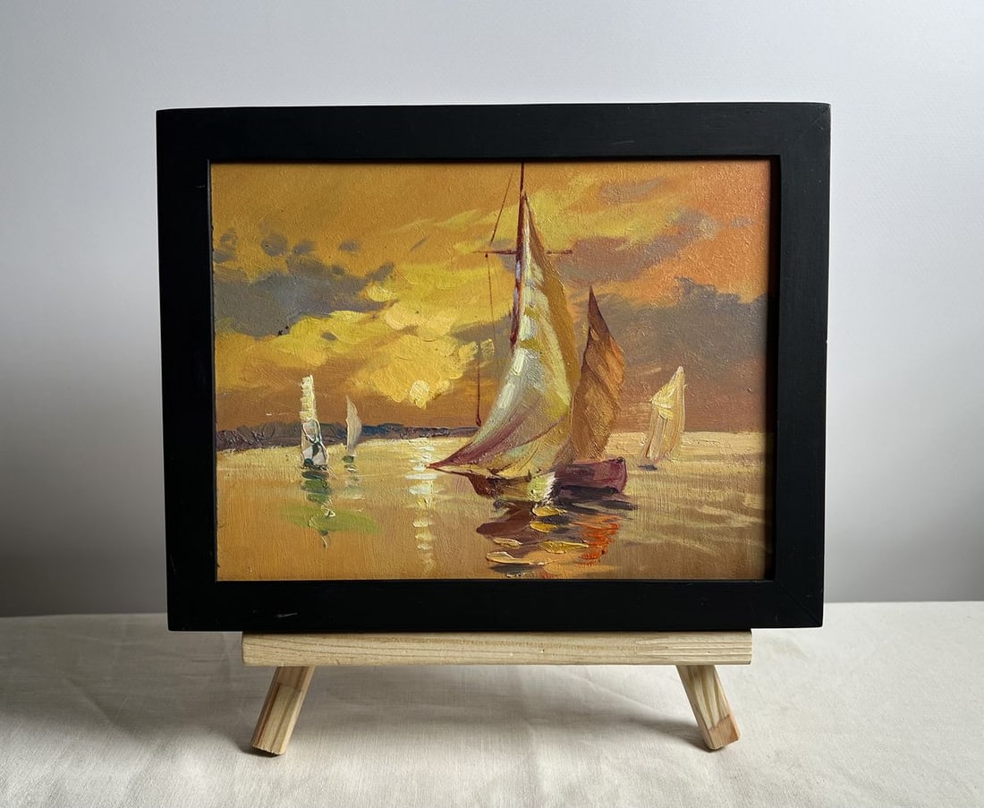 Oil painting In the evening at sea Yuriy Suprunchuk (1 of 8)