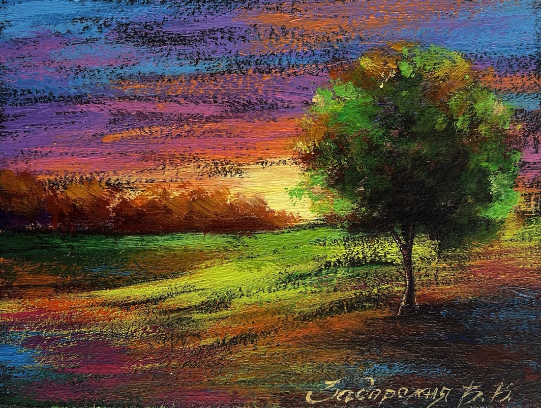 Oil painting Romantic evening V. Zadorozhnya - 3