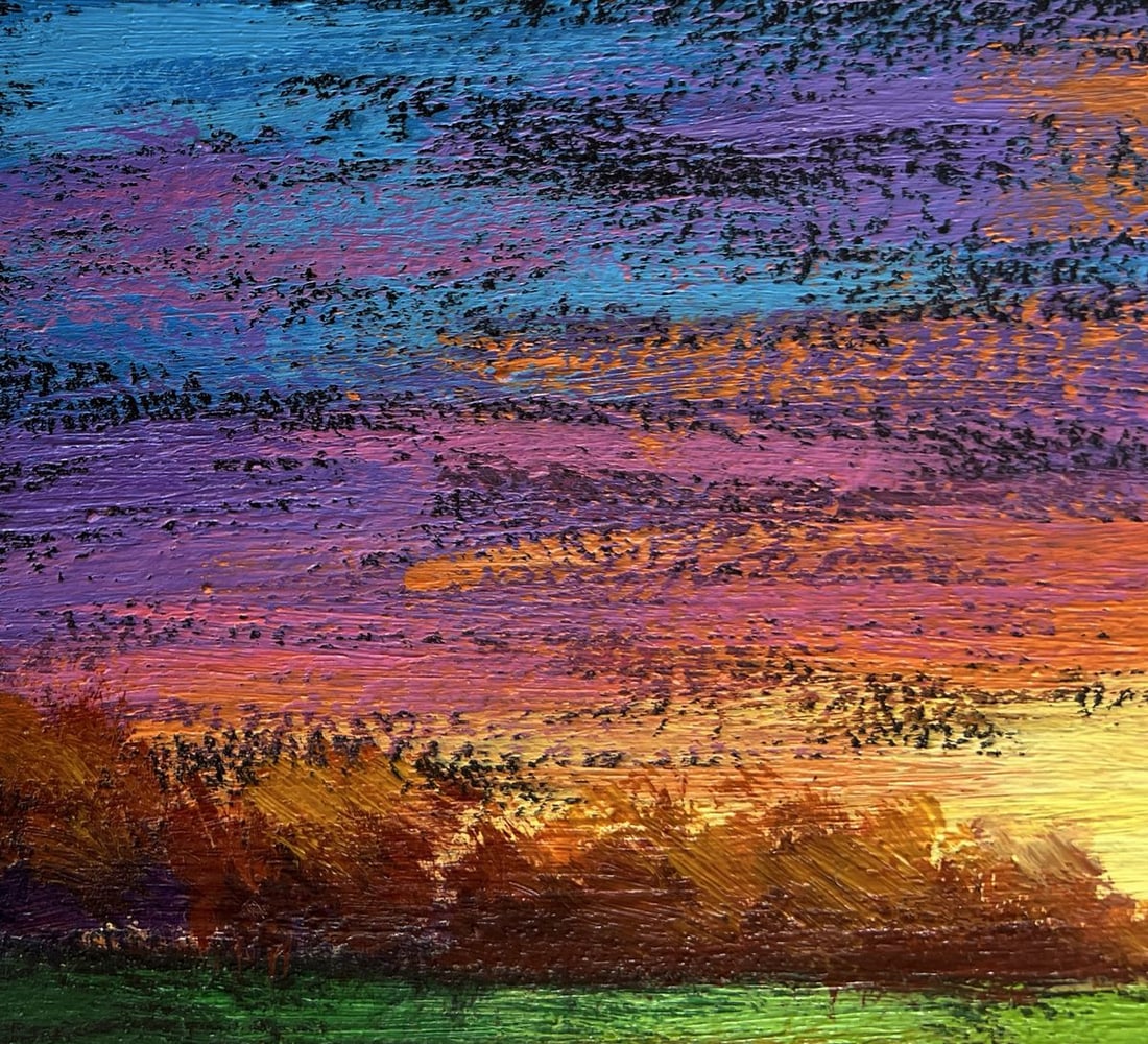 Oil painting Romantic evening V. Zadorozhnya - 5