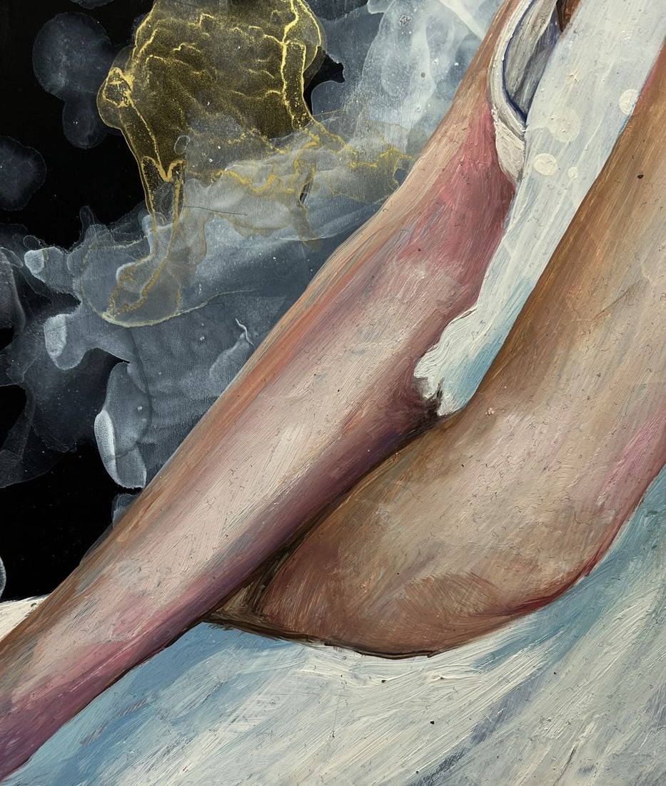 Oil painting Girl in a white dress Olga Ponomaryova - 7