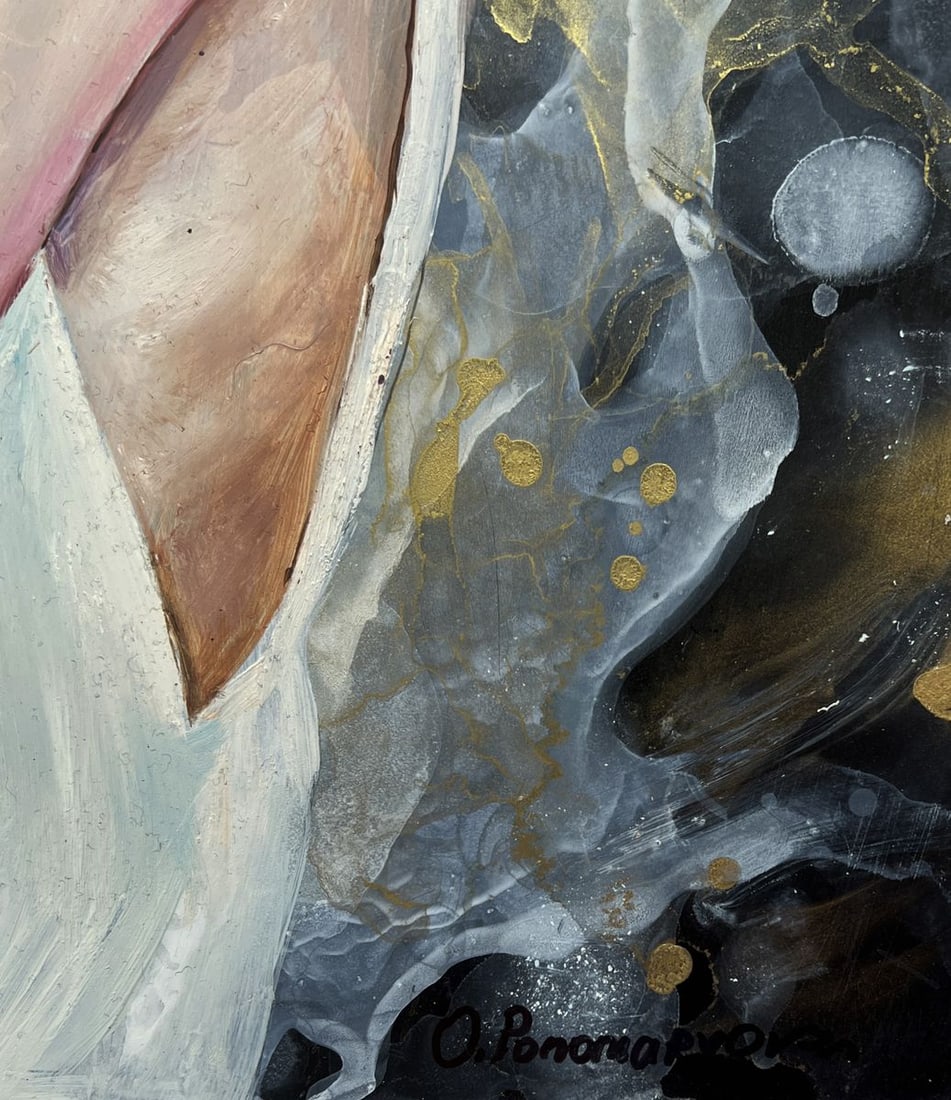 Oil painting Girl in a white dress Olga Ponomaryova - 8