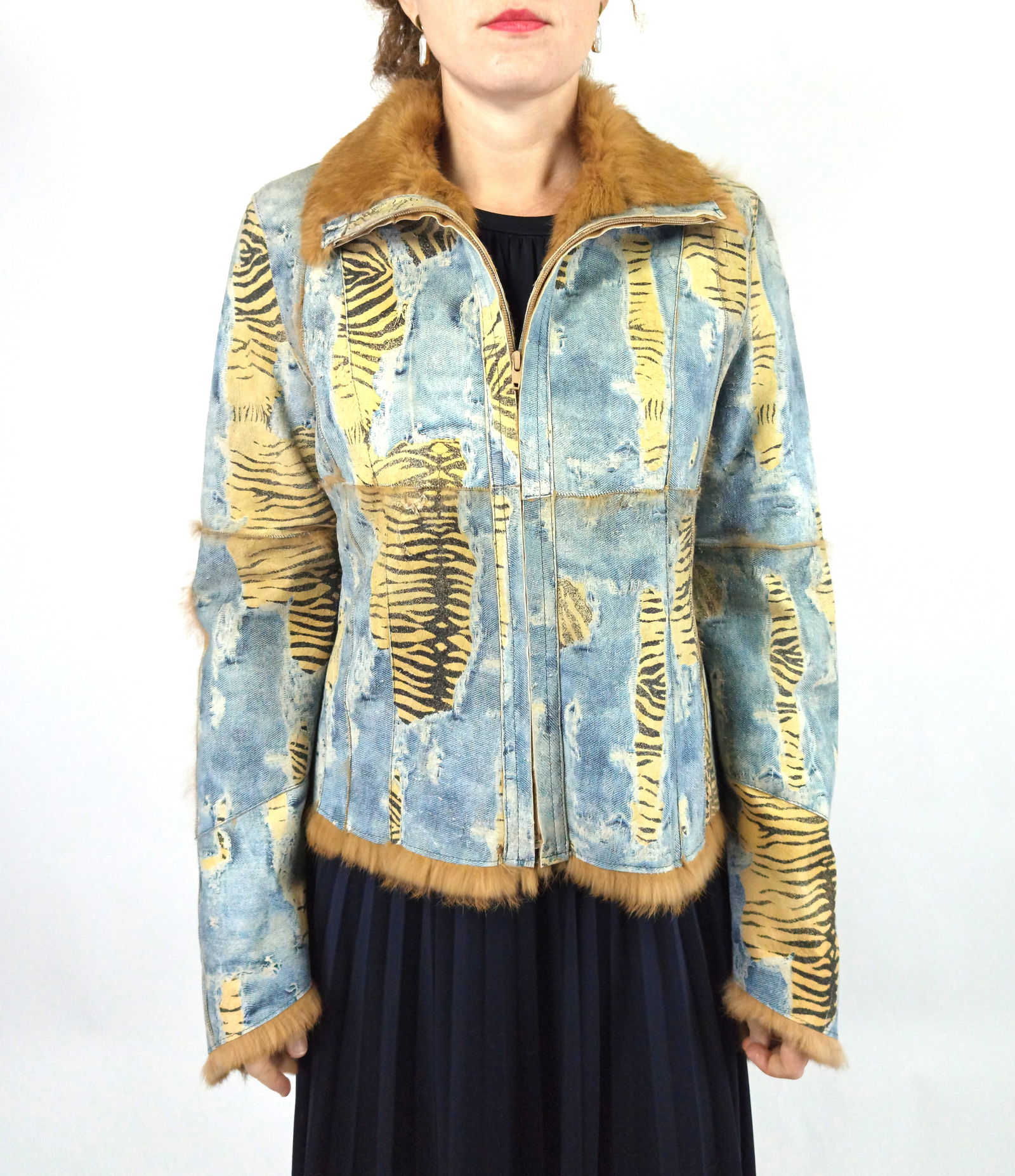 REVERSABLE LAPIN FUR JACKET EU: S ; US: 8 - 10