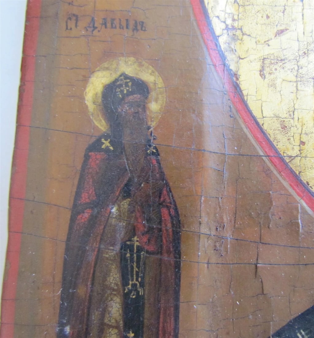 18th CENTURY RUSSIAN ICON of ST. NICHOLAS ANTIQUE MUSEUM QUALITY - 5