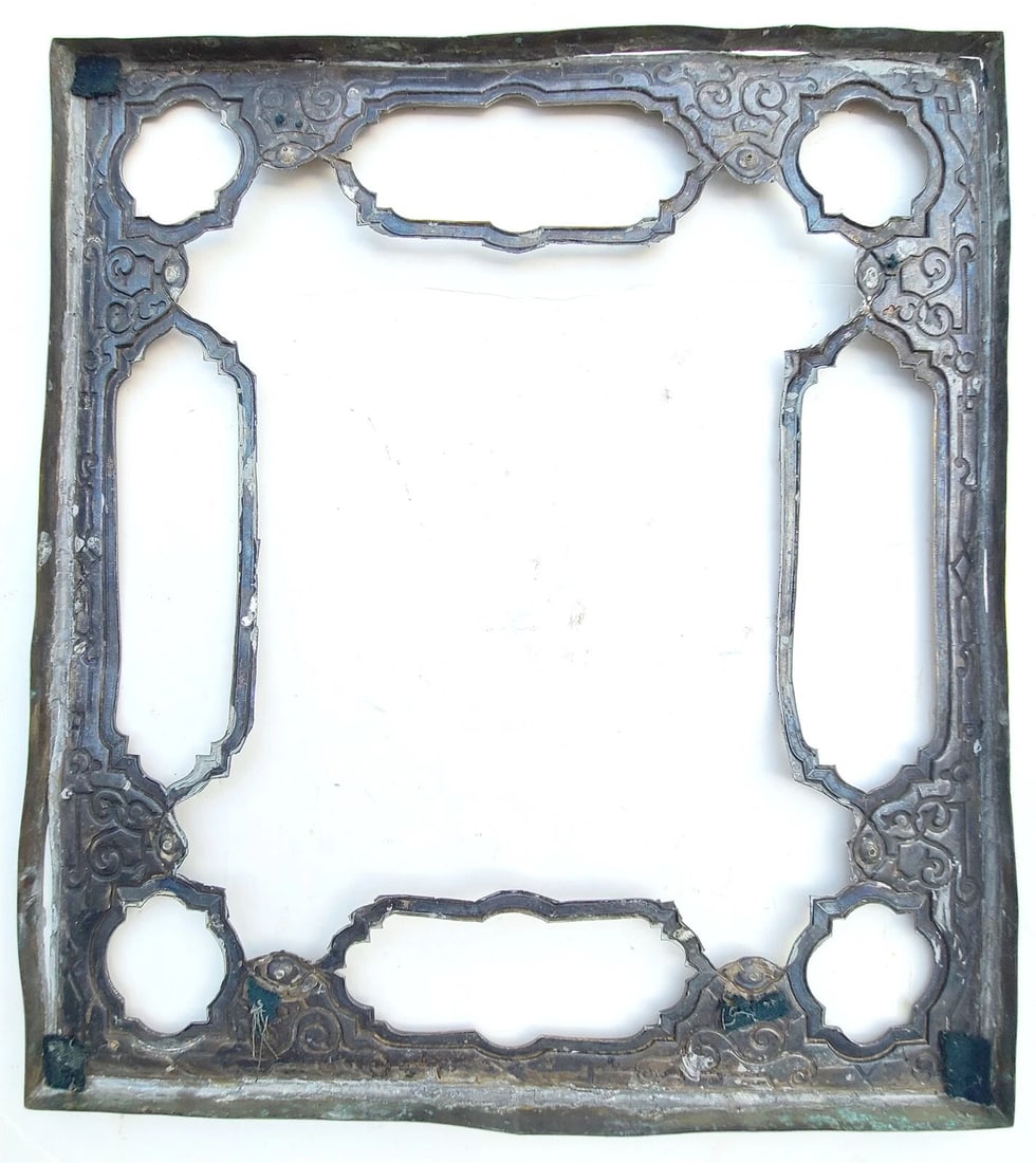 RUSSIAN ICON SILVER OKLAD dated 1892 marked antique LARGE - 10