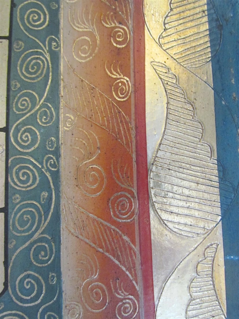 RUSSIAN ICON of UNEXPECTED JOY 19th CENTURY large 17 x 20 ANTIQUE HAND PAINTED - 6