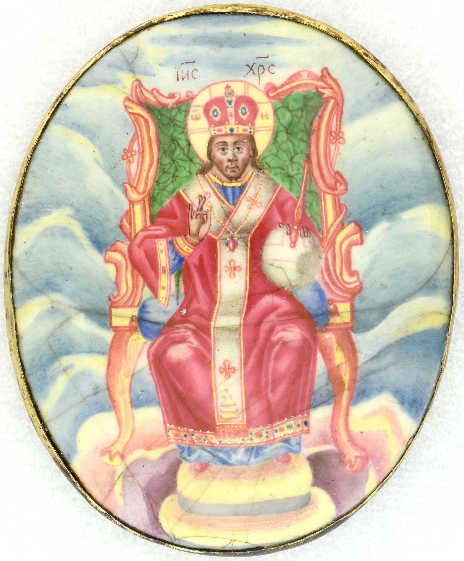 Finift. Christ the Almighty Enthroned - 2