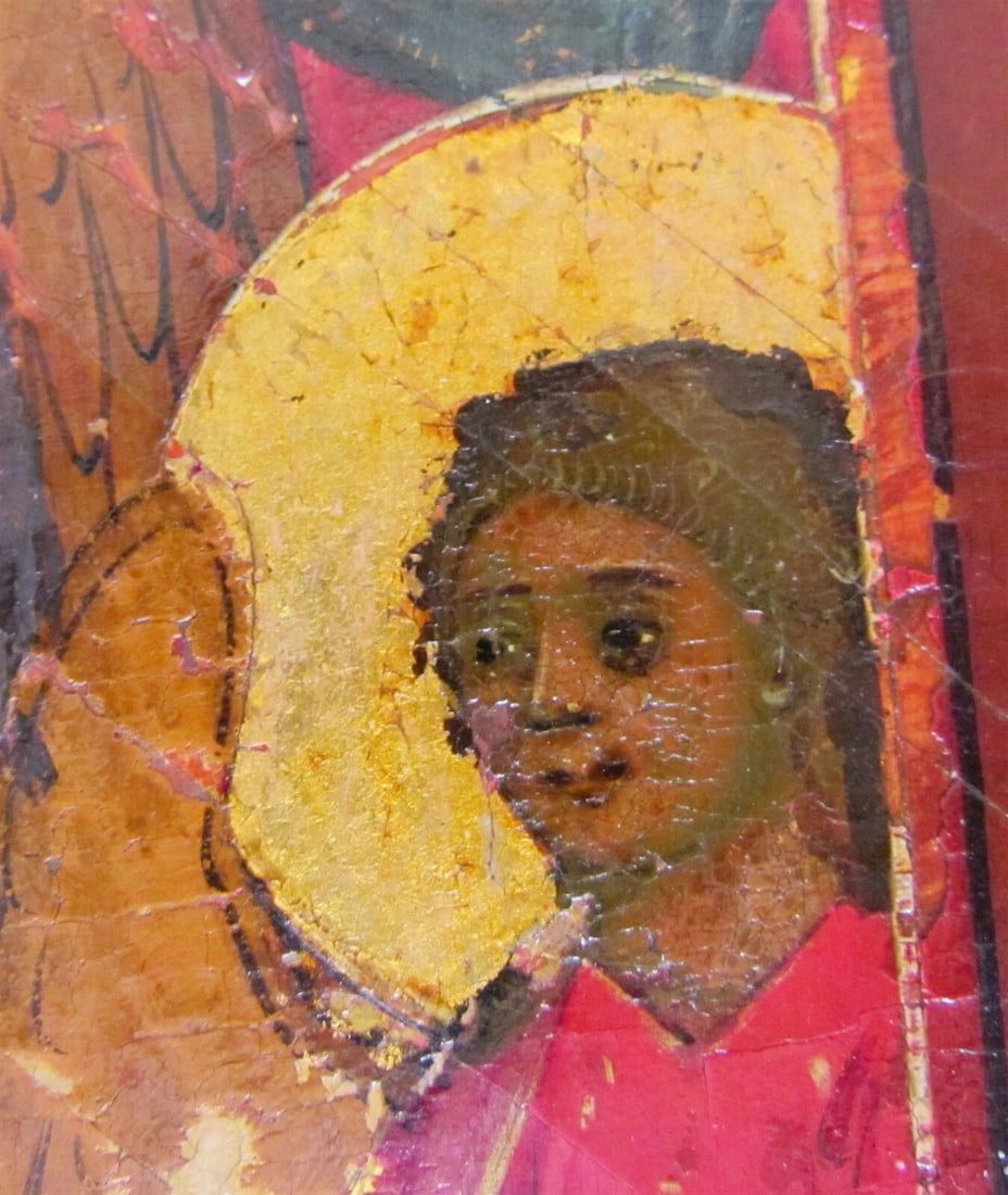 RUSSIAN ICON of BAPTISM of CHRIST antique 19th CENTURY - 6