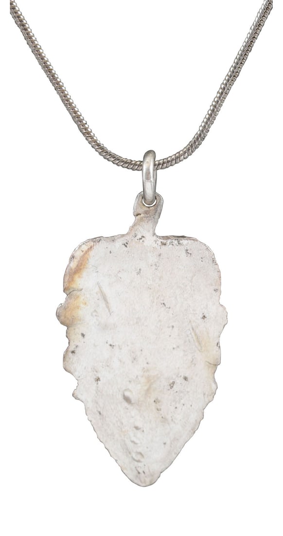 VIKING HEART PENDANT NECKLACE, 900 AD JEWELRY - 2