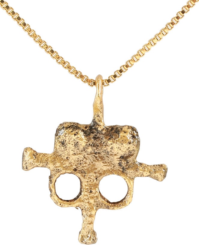 FRENCH QUATRAFOIL PENDANT C.1500. - 2