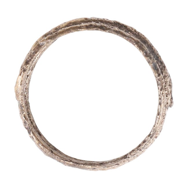VIKING WARRIOR’S COIL RING, 10th CENTURY AD, SIZE 7 3/4 - 2