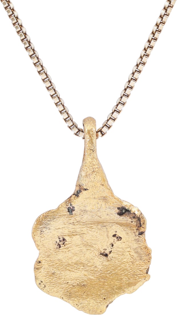 ROMAN WHEEL OF FORTUNE AMULET NECKLACE, 3RD-6TH CENTURY AD - 2