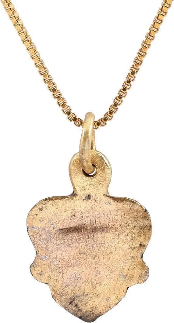 RARE VIKING HEART NECKLACE, 9TH-10TH CENT AD - 2