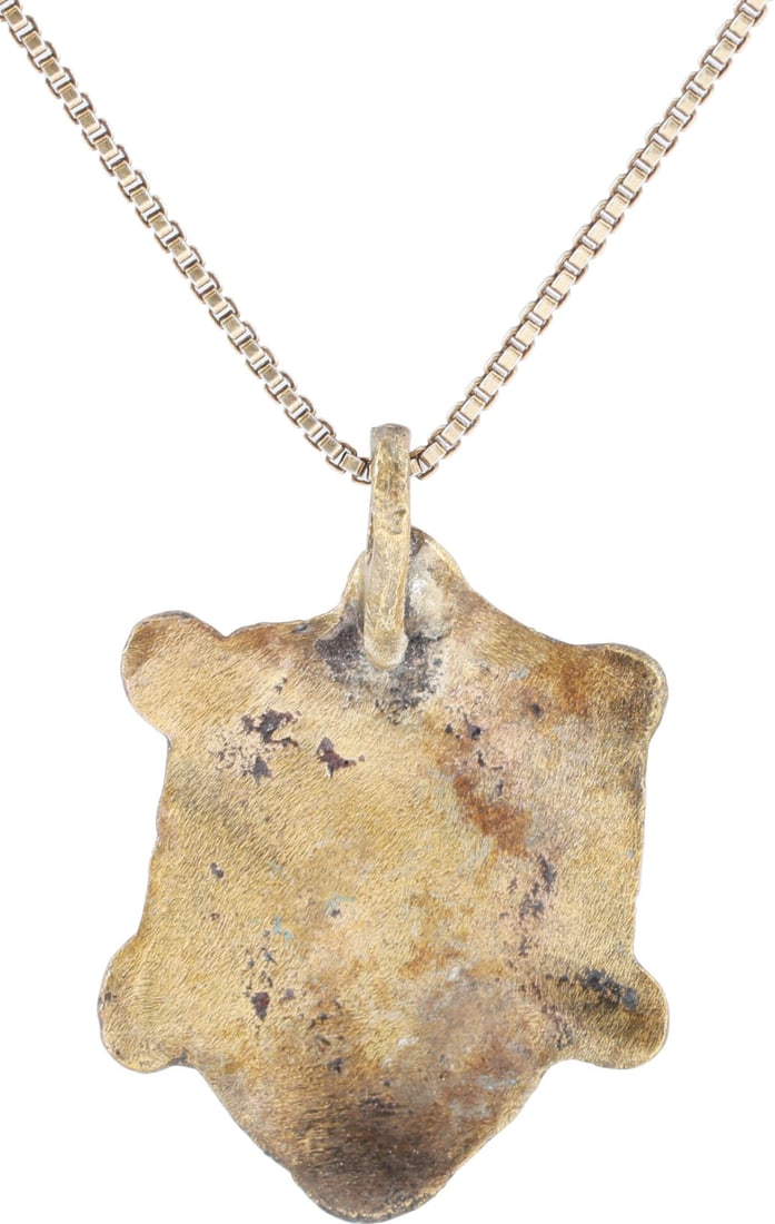 SCANDINAVIAN HEART PENDANT NECKLACE, 11TH-12TH CENTURY AD - 2