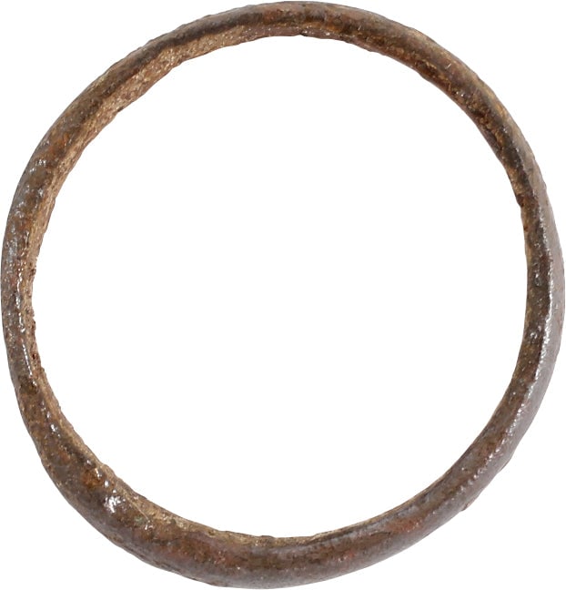 RARE COPPER VIKING RING, 900-1050 AD JEWELRY, SIZE 10 1/4 - 2