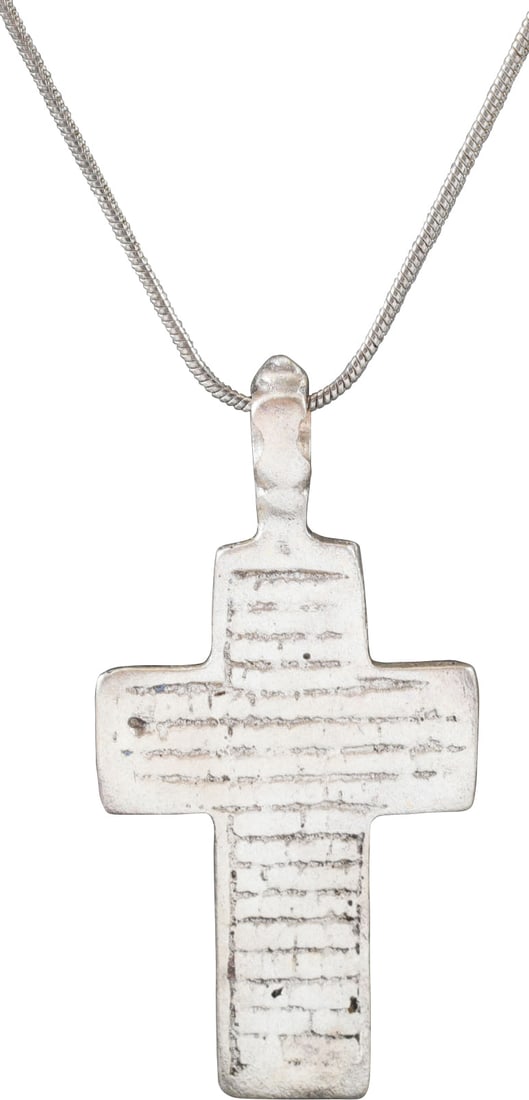 FINE EASTERN EUROPEAN CHRISTIAN CROSS NECKLACE - 2