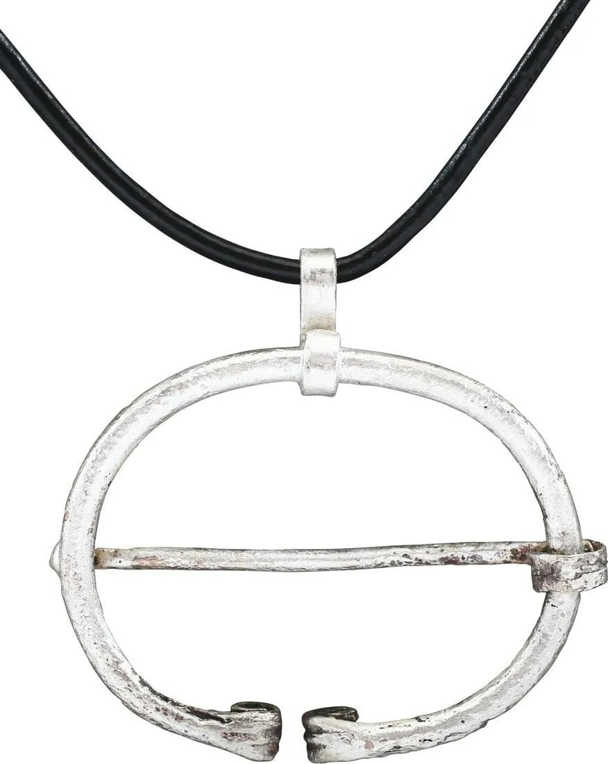 RARE VIKING PROTECTIVE BROOCH NECKLACE, 9th CENTURY - 2