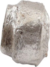 VIKING SILVERED BEAD, 9TH-11TH CENTURY AD: Silvered bronze, about 5.6mm in diameter and 4.2mm in length. Professionally refurbished with the silver surface restored. •Celtic Roman Viking Medieval Norse Scandinavian ancient ring