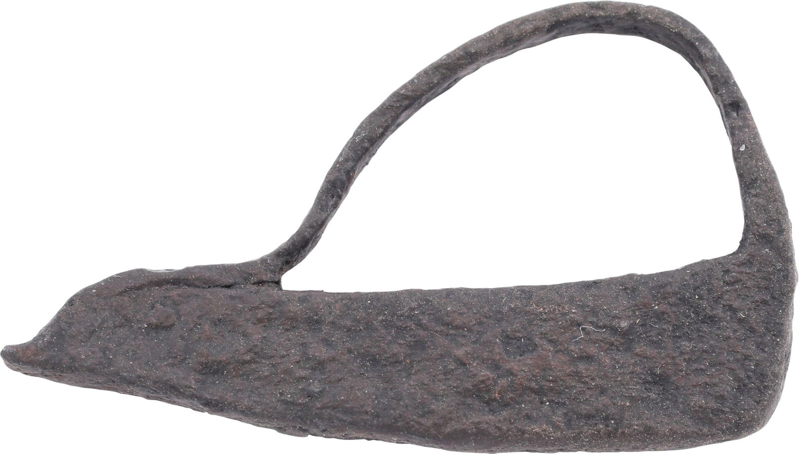 VIKING FLINT STRIKER/FIRE STARTER, C.900-1100 AD: From a group found in the Baltic hinterland. These accords specifically with Typology of Fire Starters from the Viking Age Norway
