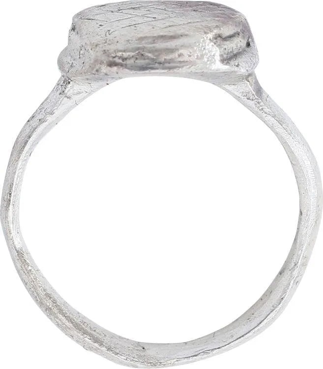 MEDIEVAL SIGNET RING 8th-11th CENTURY AD, SIZE 7 - 2