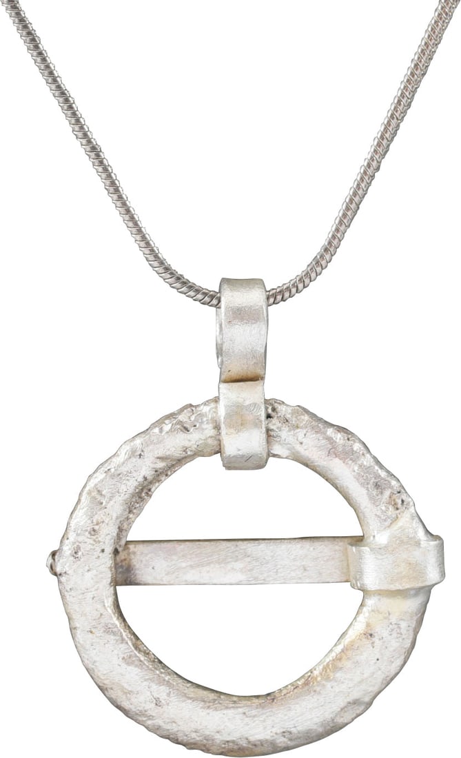 FINE VIKING PROTECTIVE ARMOR BROOCH NECKLACE, 10th-11th CENTURY - 2