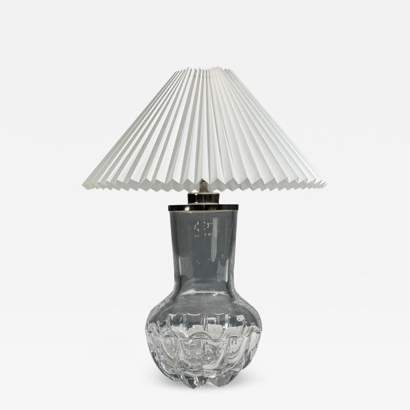 Olle Alberius, Table Lamp, Blown Glass, Chromed Metal, Sweden, 1970s (1 of 8)