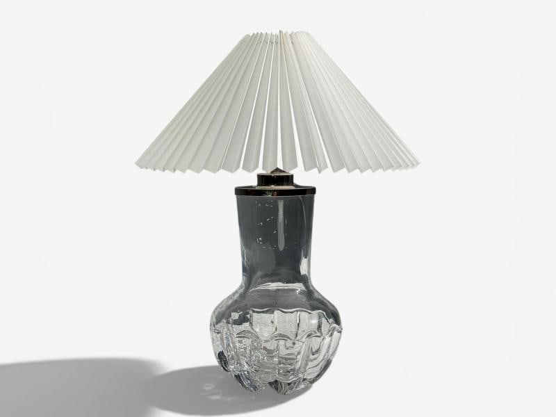 Olle Alberius, Table Lamp, Blown Glass, Chromed Metal, Sweden, 1970s - 3