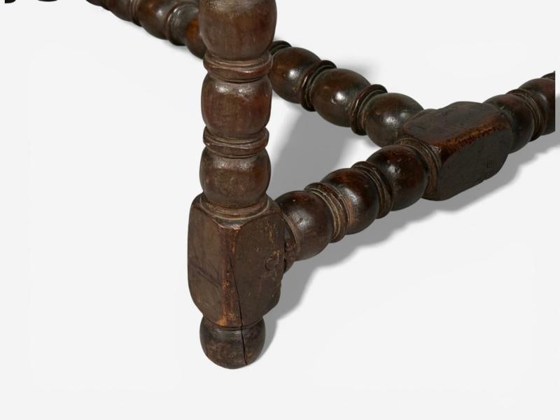 Louis XIII, Barley Twist Occasional Chairs, Fabric, Cherry, France, 17th c. - 12