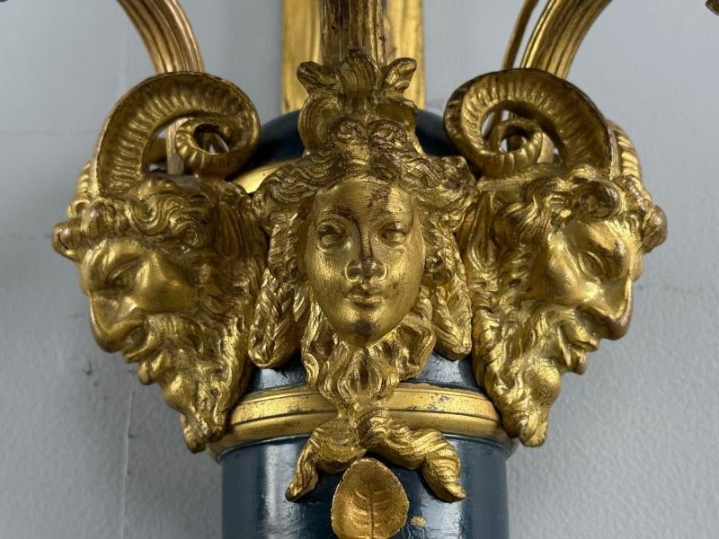 Henry Dasson Attr., Louis XVI, Wall Sconces, Bronze, France, 1860s - 8