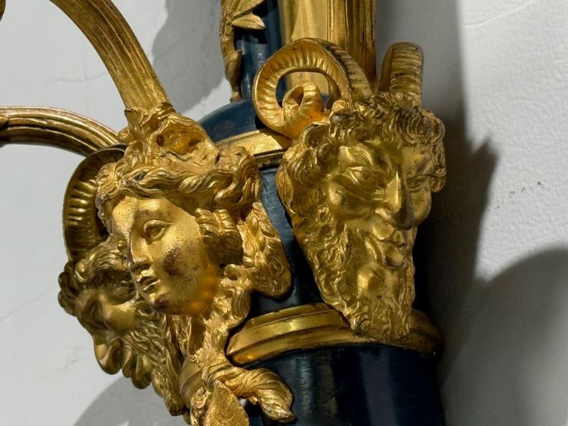Henry Dasson Attr., Louis XVI, Wall Sconces, Bronze, France, 1860s - 9