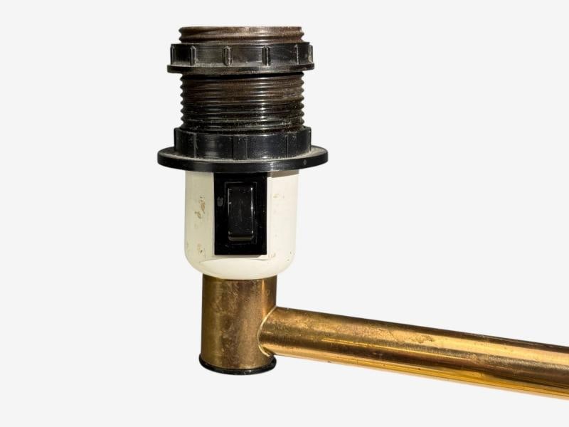 Fagerhults, Articulating Desk Lamp, Brass, Sweden, 1960s - 10