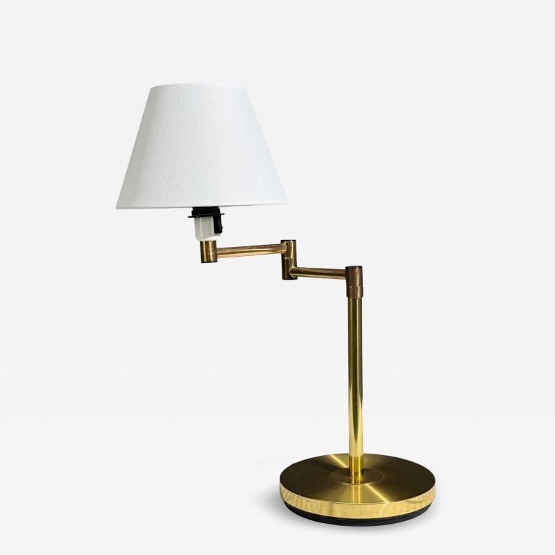 Fagerhults, Articulating Desk Lamp, Brass, Sweden, 1960s (1 of 12)