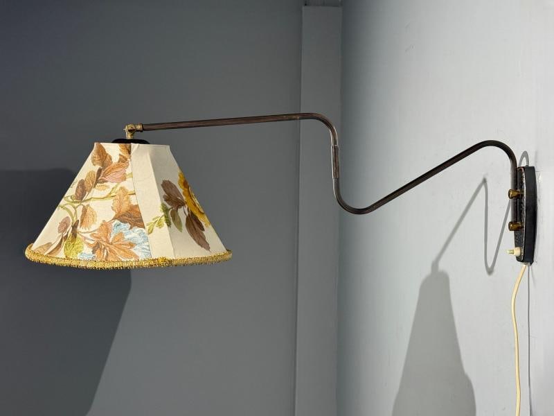 Swedish Modern, Adjustable Wall Light, Copper, Sweden, 1970s - 6