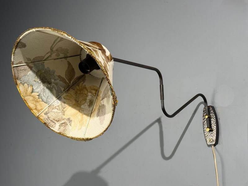 Swedish Modern, Adjustable Wall Light, Copper, Sweden, 1970s - 8