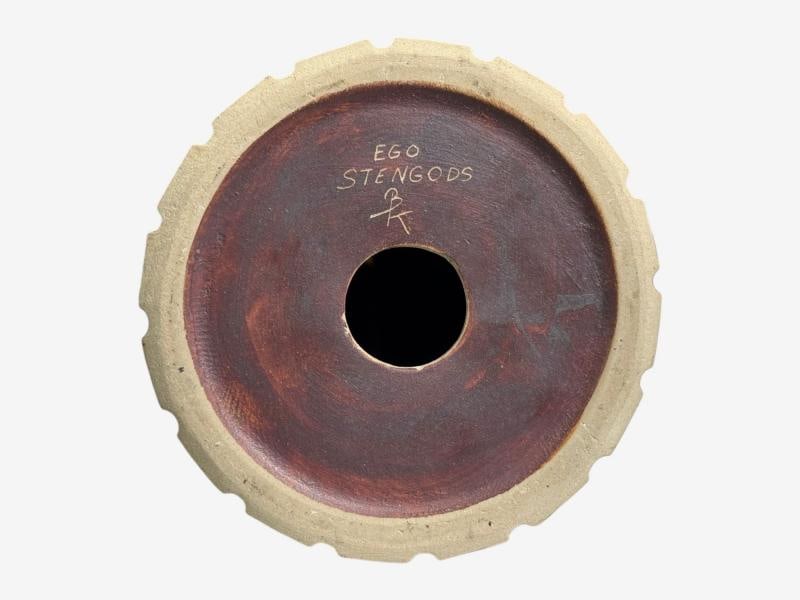 Bruno Karlsson, Large Table Lamp, Brown Stoneware, Sweden, 1960s - 10