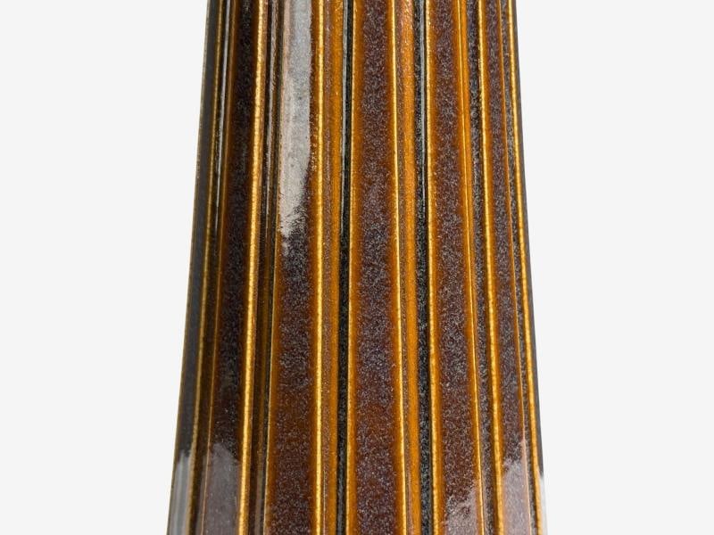 Bruno Karlsson, Large Table Lamp, Brown Stoneware, Sweden, 1960s - 8