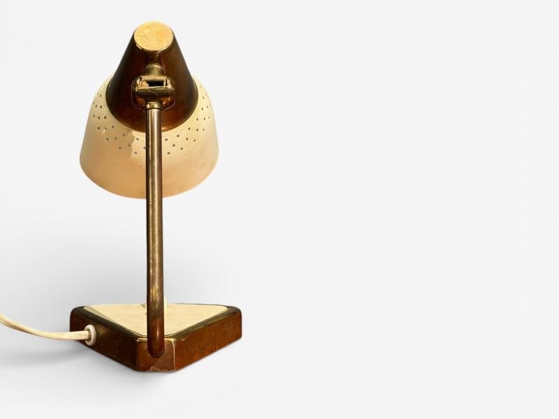 OBA, Swedish Modern, Desk Lamp, Brass, Metal,Sweden, 1950s - 7