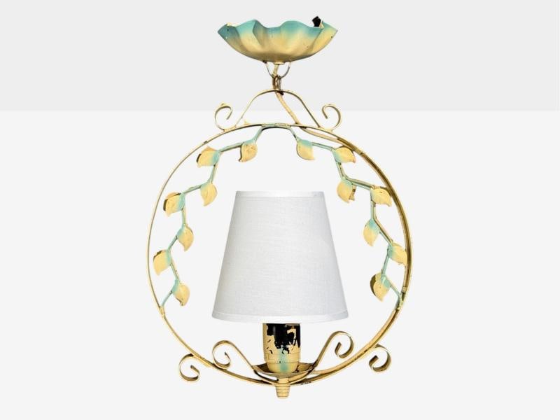 Swedish Modern, Pendant Light, Painted Metal, Sweden, 1950s - 3